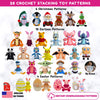 My Ultimate Stacking Toy Bundle - 28 Crochet PDF Patterns