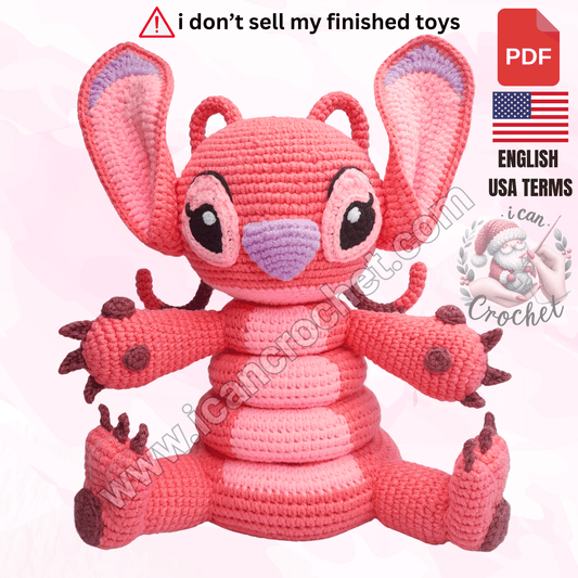 Angel Crochet Stacking Toy Pattern (PDF ONLY)