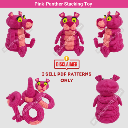 cartoon stacking toys crochet patterns