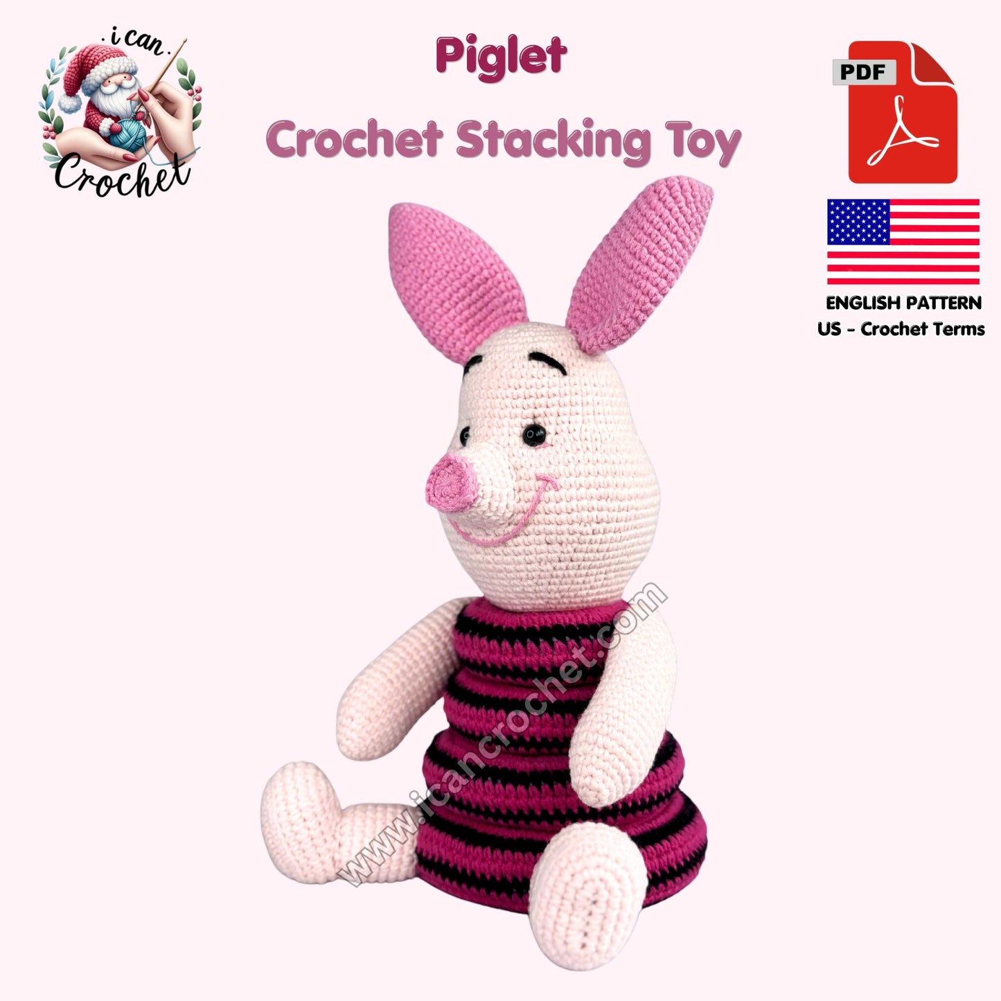 My Ultimate Stacking Toy Bundle - 28 Crochet PDF Patterns