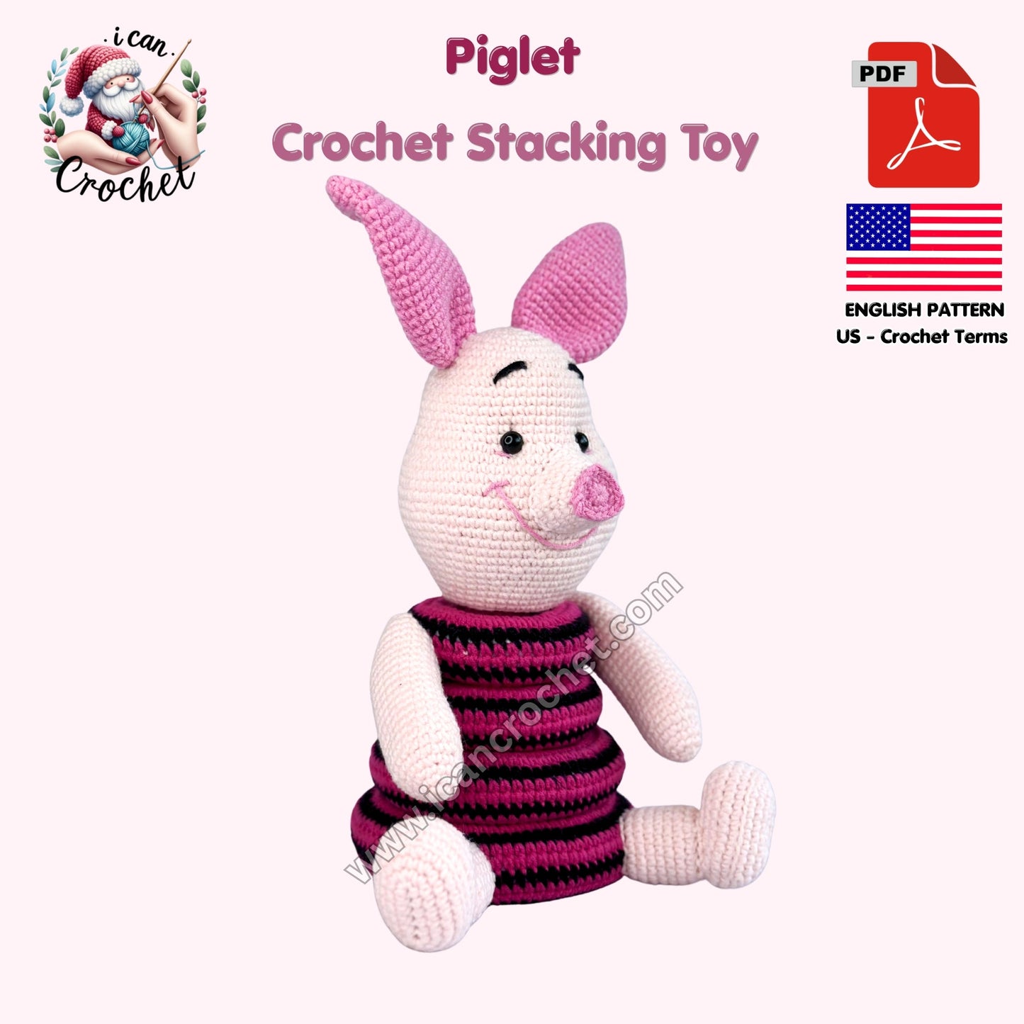 My Ultimate Stacking Toy Bundle - 28 Crochet PDF Patterns