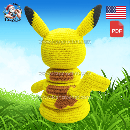 CROCHET CARTOON BUNDLE : 4 CROCHET STACKING TOY PATTERNS (READ DESCRIPTION)