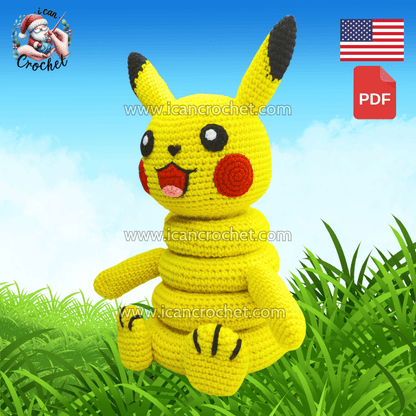 CROCHET CARTOON BUNDLE : 4 CROCHET STACKING TOY PATTERNS (READ DESCRIPTION)