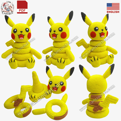 Amigurumi Stacking Toy Bundle – 25 Crochet PDF Patterns