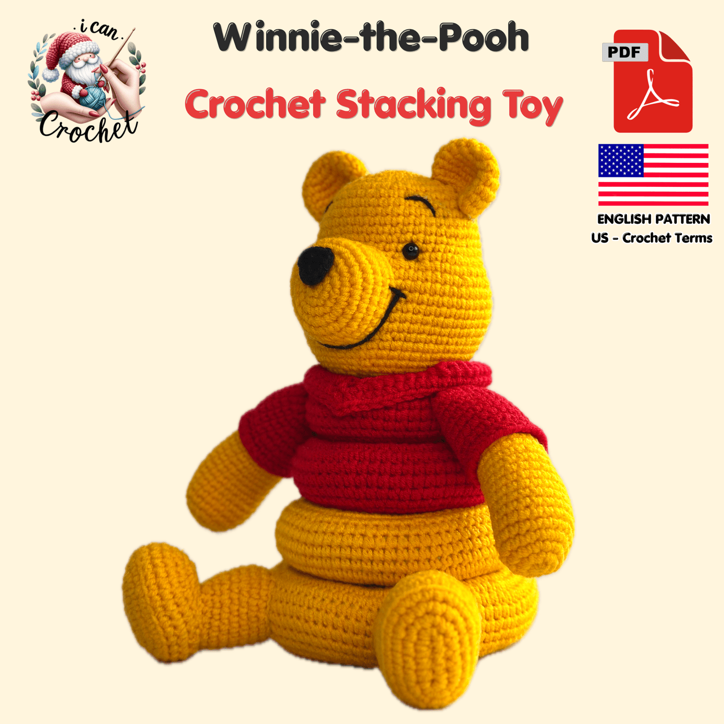 My Ultimate Stacking Toy Bundle - 28 Crochet PDF Patterns