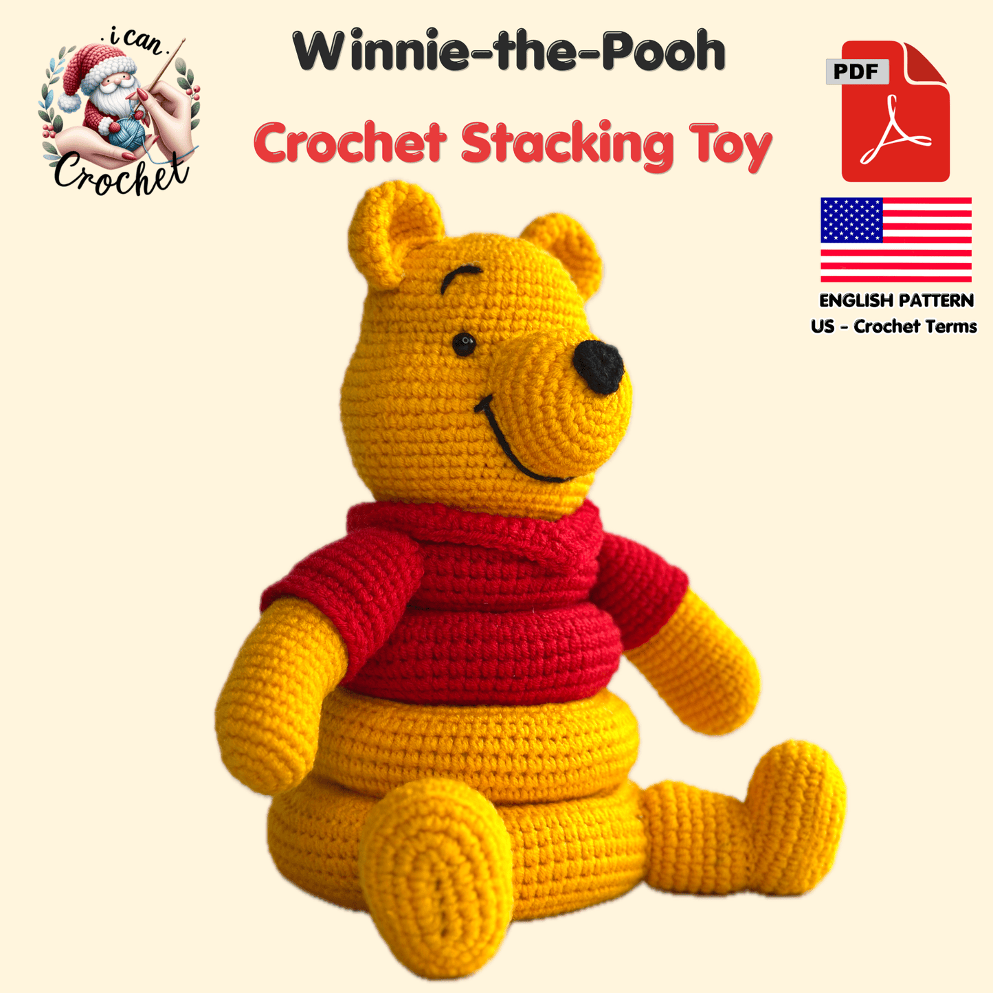 My Ultimate Stacking Toy Bundle - 28 Crochet PDF Patterns